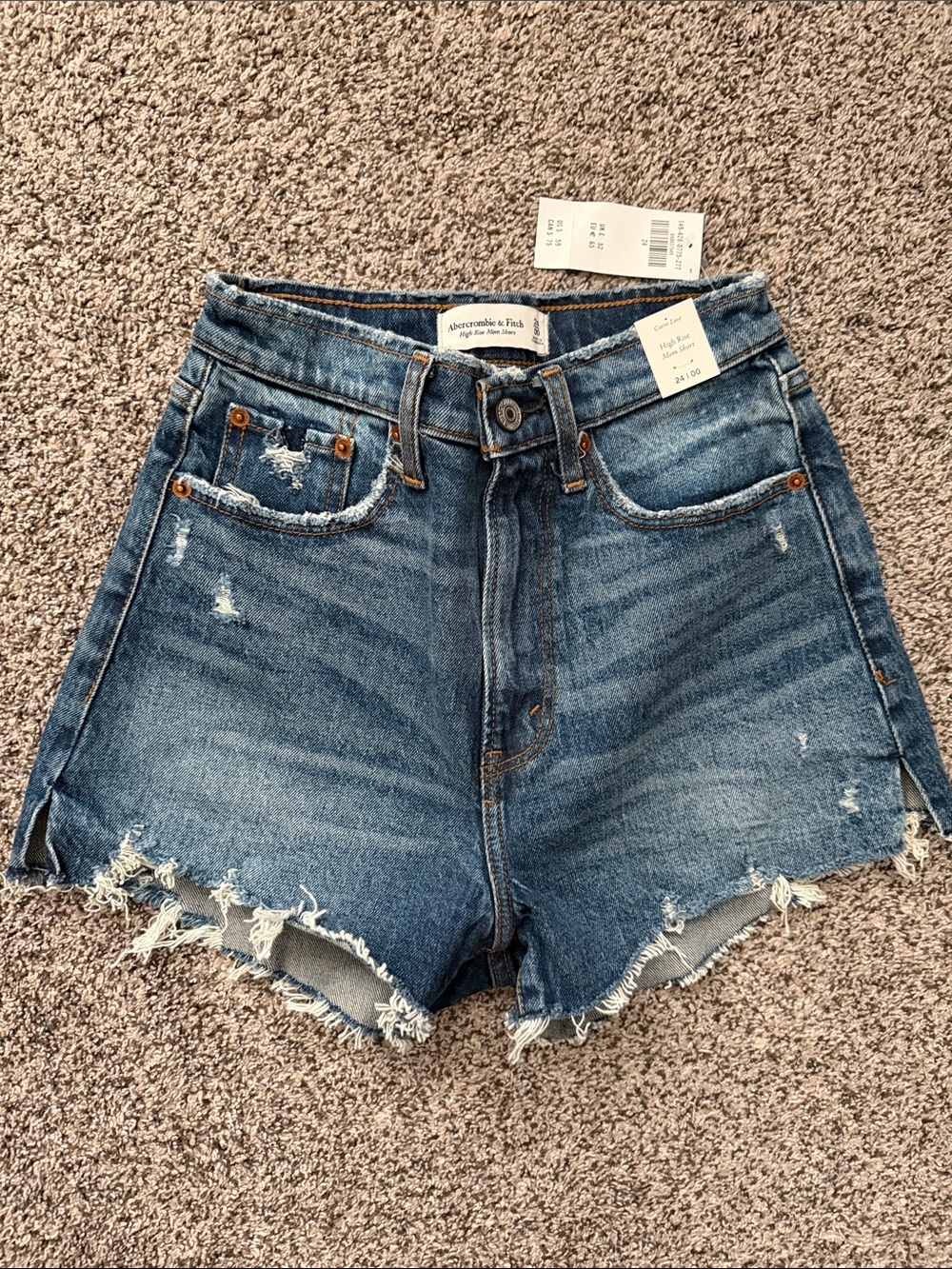 Abercrombie & Fitch High Rise Mom Short, 24/00